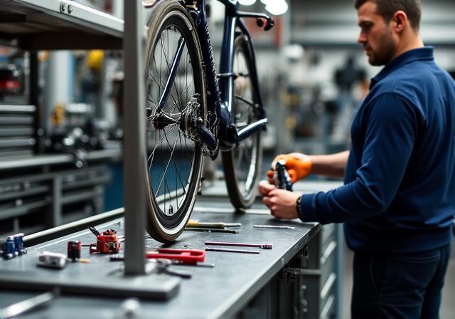 Interno del negozio Primavera Cycles
