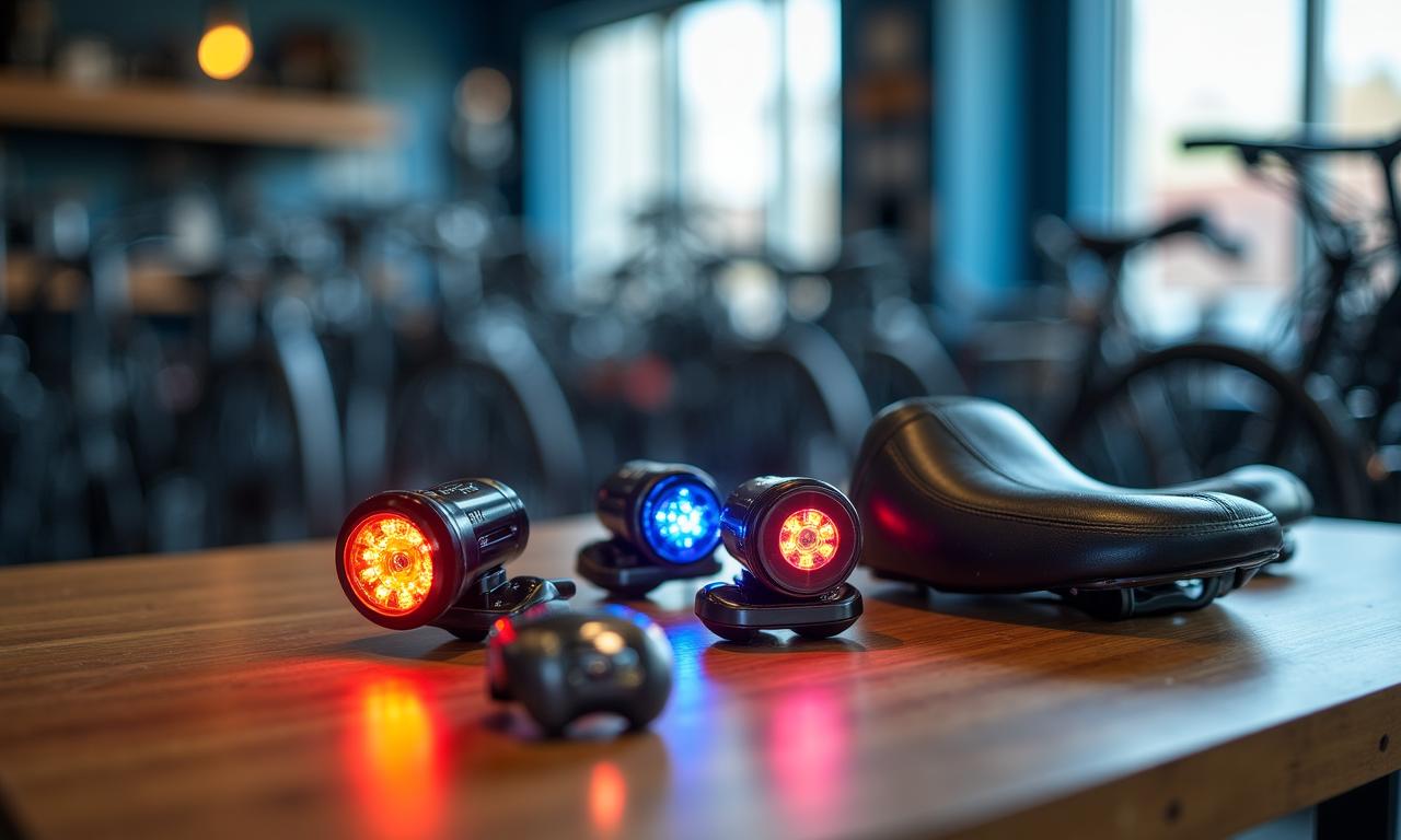Vetrina accessori ciclismo professionale